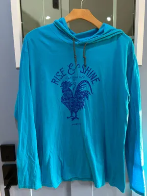 Anvil Women’s Turquoise Hoodie Size 2XL thumbnail 1