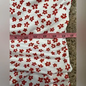 Commense Strappy Floral Print Crisscross Flowy Long Dress Multicolor Medium NWT thumbnail 8