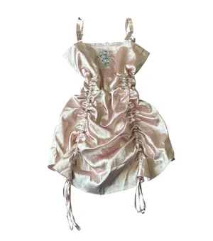 Stuck On Stupid Satin Dress Dolls Kill Sophia thumbnail 2