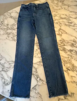VTG Madewell Stovepipe Jeans Sz 27 tear in backside thumbnail 2