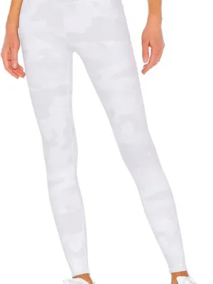 Alo Yoga High-Waist Light Gray Vapor White Camo Leggings thumbnail 3