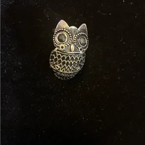 Silver Owl Statement Ring size 7 thumbnail 5