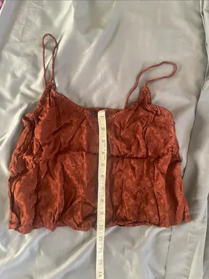 Aeropostale Rust Red Animal print Cami Cropped Top thumbnail 5
