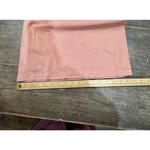 Anthropologie Pilcro High-Rise Ultra Wide Leg Crop Paperbag Peach Jean Size XL thumbnail 9