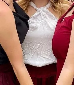 DO+BE white halter top thumbnail 2