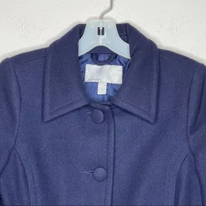 Old Navy‎ Wool Blend Coat Navy thumbnail 5