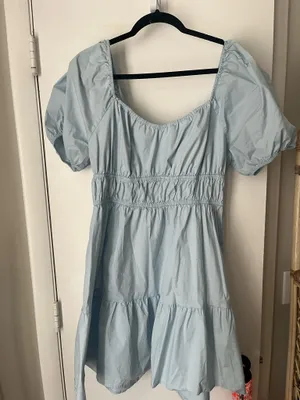 Blue cotton dress BP thumbnail 1