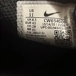 Nike‎ Womens Court Royale AC Canvas Slip On Shoes Black White 11 thumbnail 9