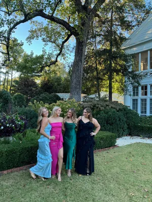 green satin midi dress thumbnail 4