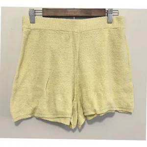 Roots Women's Yellow Organic Cotton Blend Boucle Sweater Shorts Set Size Small‎ thumbnail 6