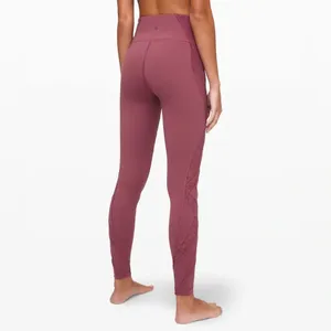Lululemon Wunder Under High-Rise Tight Flocked 28" Floral Plumful Size 2 thumbnail 3