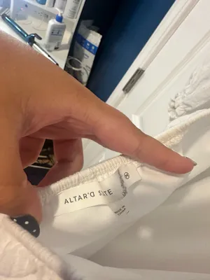 Altar'd State Long Sleeve Dress White thumbnail 3