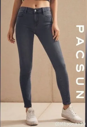 Pacsun grey jean jeggings thumbnail 1