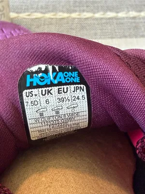 Hoka Clifton 8 Purple Athletic Running Shoes Women’s Size 7.5 thumbnail 7