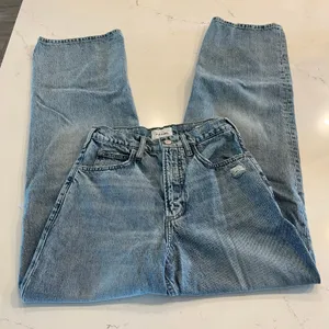 Frame High N Tight Wide Leg Jeans in‎ Bilson Rips size 25 thumbnail 5