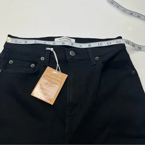 Reformation High And Skinny Jean Faded Black Destroyed Denim Womens Size‎ 27 NEW thumbnail 5
