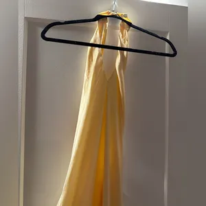 NWOT SHOW ME YOUR MUMU - Jasmine Halter Maxi Dress Pale Yellow size small thumbnail 8