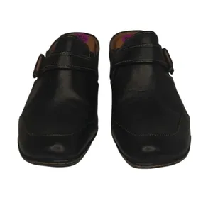 Black leather Clog by Sofft sz 8.5 thumbnail 2