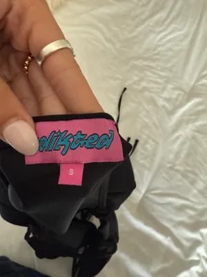 Edikted Black Mini Dress thumbnail 4