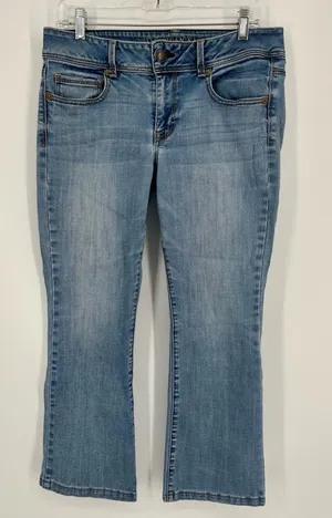 American Eagle Kick Boot Super Stretch Jeans Women's Size 12 thumbnail 1