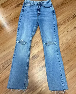 Zara Blue Denim Jeans thumbnail 1