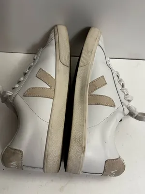 VEJA Sneakers Campo Women’s Size 7.0 Leather Sneakers White thumbnail 4