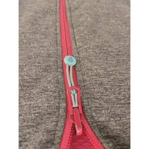 ​Ivivva Lululemon Girls 14 Reversible Full Zip Hoodie Gray Hot Pink Thumbholes thumbnail 6