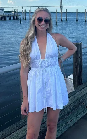 White Halter Romper thumbnail 1