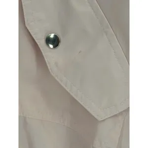 Free People Satin Bomber Jacket Large Light Pink Full‎ Zip Utility Pockets thumbnail 7