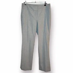 Ann Taylor Factory Lined Wool Blend Gray Trousers Full Length 4 Curvy thumbnail 4