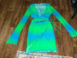 Tiger Mist wrap dress size medium nwt thumbnail 2