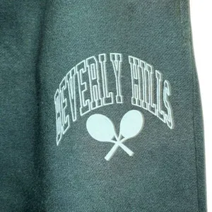 Vintage Havana Womens Beverly Hills Drawstring Jogger Sweatpants Dark Green Smal thumbnail 4