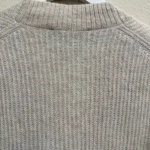 Everlane The Oversized Alpaca‎ Cardigan Oatmeal Cream/Gray Knit XXS Cozy Soft thumbnail 11