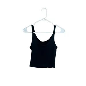 Brandy Melville Black Ribbed Tank one size thumbnail 4