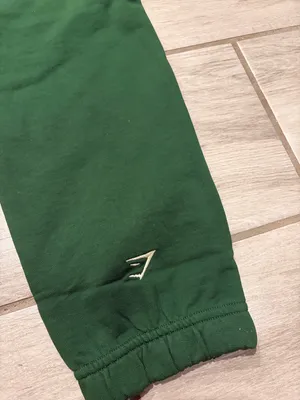 Gymshark Collegiate Graphic Joggers Athletic Green Size Small Women’s NEW thumbnail 7