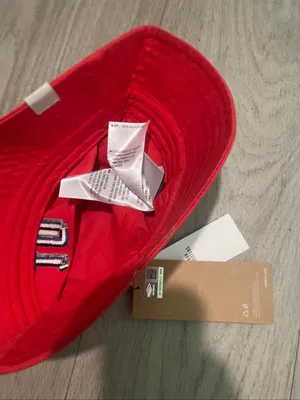 Umbro Red Bucket Hat with Navy '10' Detailing thumbnail 2