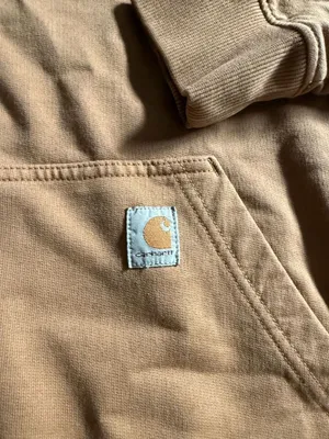 Carhartt Women's Relaxed Fit Midweight Garment-Dyed French Terry Hooded Sweatshi thumbnail 2