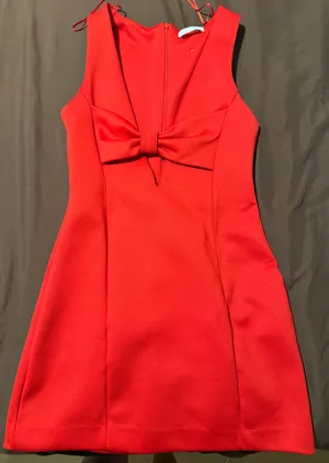 Red ZARA Mini Dress thumbnail 1