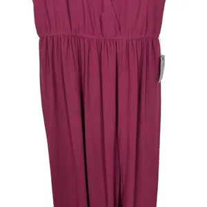 Lulu’s Lost in the Moment Maxi Gown Burgundy Bridesmaid Dress Size Small NWT thumbnail 8