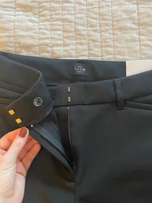 WHBH Comfort Stretch Slim Ankle Pants - Black thumbnail 6
