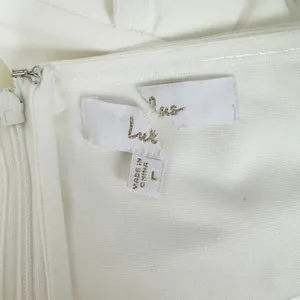NEW Lulus Profound Glamour Ivory Pearl Off-the-Shoulder Tulip Maxi Dress Large thumbnail 12