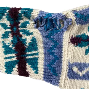 Vintage 90s Distressed Chunky Knit Sweater 🔥 Blue thumbnail 2