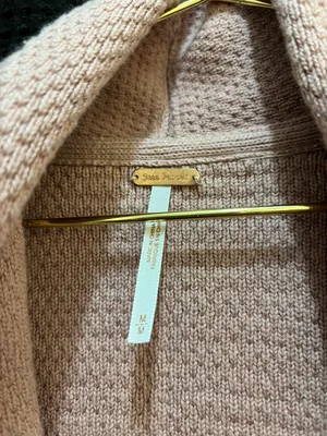 Free People Chamomile Oversize Cardigan in Rose thumbnail 8