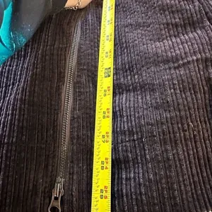 Eileen Fisher Corduroy Jacket Asymmetrical Zipper Brown Womens S thumbnail 7