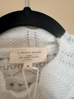 Sézane Lya Sweater In Ecru thumbnail 5