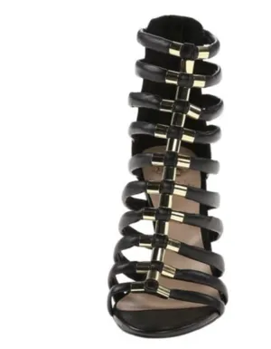 Vince Camuto Black Caged Gladiator High Heel Sandals thumbnail 7