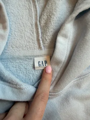Gap Light Blue Hoodie  thumbnail 4