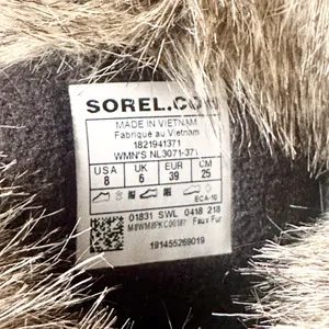 Sorel Women Tofino II Black NL-3071-371 Green Camo Fur Lined Trim Snow Boots 8 thumbnail 8
