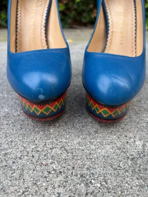 Charlotte Olympia Dolly Maraca leather platform pumps size 35 thumbnail 5