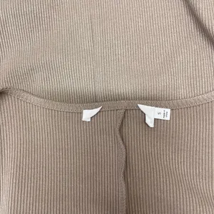 REVOLVE astr the label taupe tan long sleeve ribbed‎ mini dress size small thumbnail 5